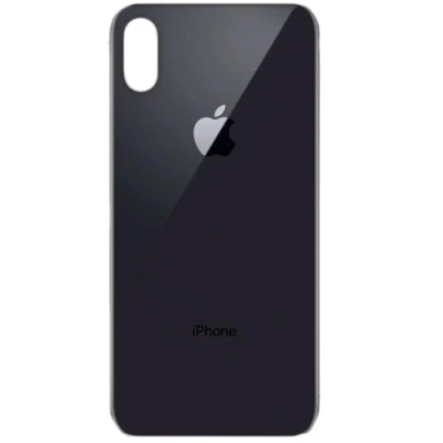 задня кришка для apple iphone xs space grey (big hole)