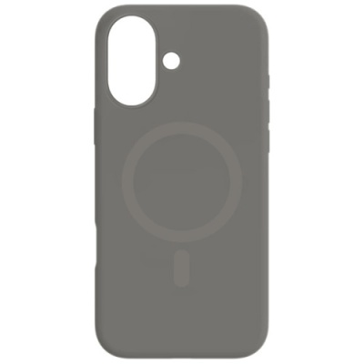 Купить чохол silicone case with magsafe для apple iphone 16 (titanium grey) онлайн