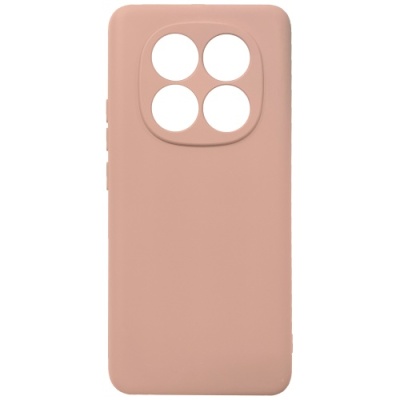 Купить силіконовий чохол soft silicone case для xiaomi redmi note 14 pro plus 5g (пудра) онлайн