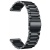 ремінець універсальний stainless steel для samsung/amazfit/xiaomi (22mm) (black) 