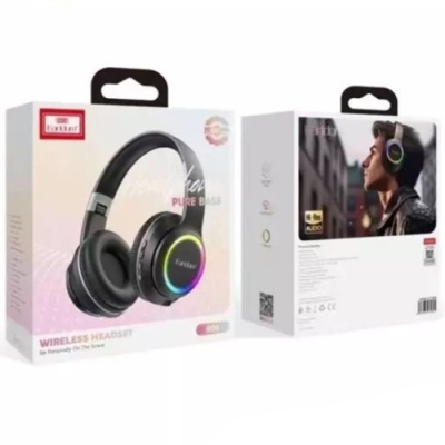 бездротові навушники накладні earldom et-b06 bt5.3 rgb wireless headset (чорний) 
