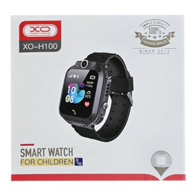 дитячий смарт-годинник xo h100 (чорний) 