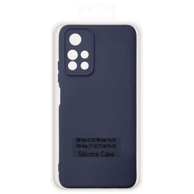 Купить чохол soft silicone case full для xiaomi redmi note 11 5g/note 11s 5g (dark blue) онлайн
