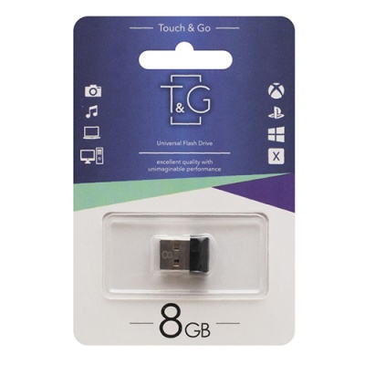 usb флеш-накопичувач tg 8gb mini 010 (чорний) 