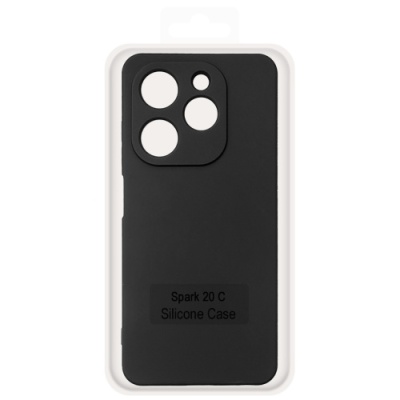 Купить чохол soft silicone case full для tecno spark 20c (bg7n) (black) онлайн