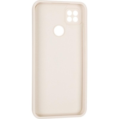 Купить силіконовий чохол soft silicone casevsmagnet ring для xiaomi redmi 9c/10a - ivory white онлайн
