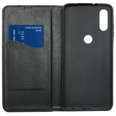 Купить чохол-книжка leather fold для motorola e6s/e6i (чорний) онлайн