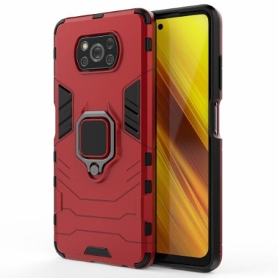 Купить чохол-накладка armor magnet для xiaomi poco x3/x3 pro - red онлайн