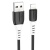 кабель hoco x82 silicone usb - lightning 2.4a/1m (чорний) 