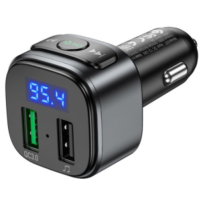 FM Модулятор Hoco E67 QC3.0 (Чорний)