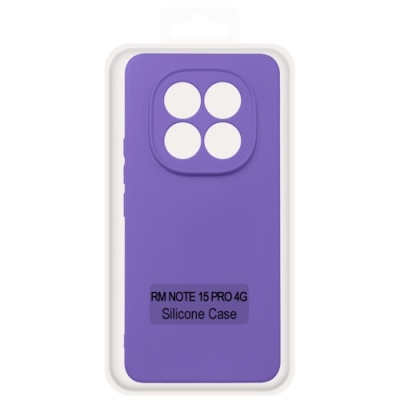 Купить чохол soft silicone case full для xiaomi redmi note 15 pro 4g (163.22/76.29/7.96) (elegant purple) онлайн
