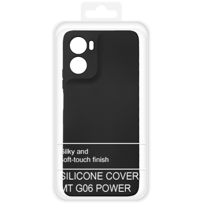 Купить чохол soft silicone case full для motorola g06 (чорний) онлайн