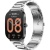 ремінець універсальний stainless steel для samsung/amazfit/xiaomi (22mm) (silver) 