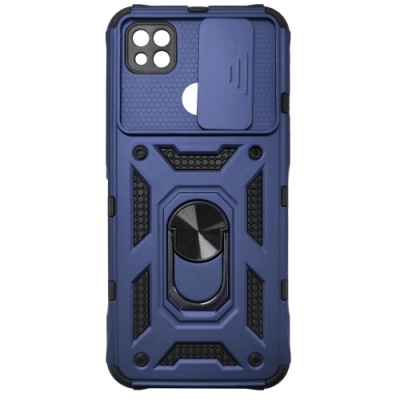 Купить чохол-накладка armor magnet camshield для xiaomi redmi 9c/10a - dark blue онлайн