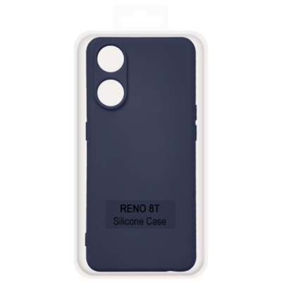Купить чохол soft silicone case full для oppo reno 8t (dark blue) онлайн