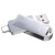 usb флеш-накопичувач xo dk03 usb3.0 + type-c 128gb (сталевий) 