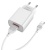 мережевий зарядний пристрій borofone ba20a 1usb/2.1a + (usb - type-c) (білий) 