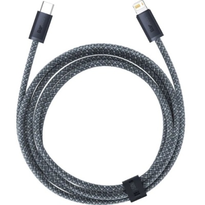 кабель baseus dynamic series type-c - lightning 20w/2m (cald000116) (gray) 