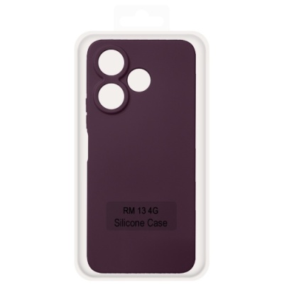 Купить чохол soft silicone case full для xiaomi redmi 13 4g/poco m6 4g (бордовий) онлайн