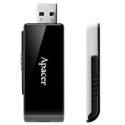 usb флеш-накопичувач apacer ah350 128gb 3.2 (чорний) 