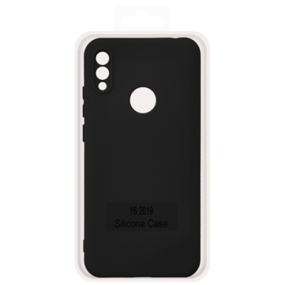 Купить чохол soft silicone case full для huawei y6 2019 (black) онлайн