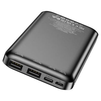 додаткова батарея power bank borofone bj27 10000mah (чорний) 