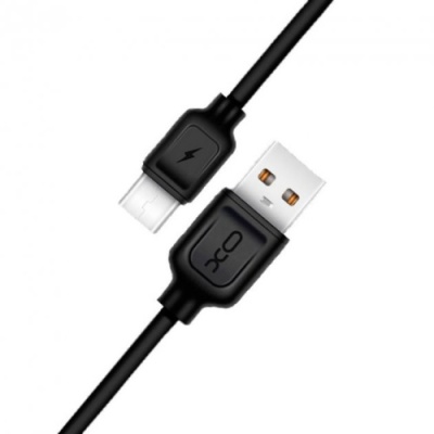 кабель xo nb36 usb - microusb 2.1a/1m (чорний) 
