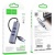 usb hub hoco hb34 easy link gigabit ethernet adapter (usb to usb3.0*3+rj45) 0,15m. metal grey 
