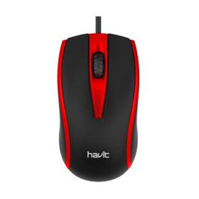 мишка дротова havit hv-ms871 red 