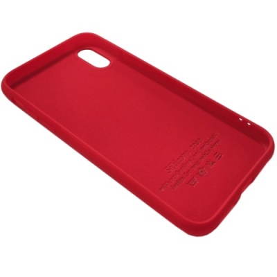 Купить чохол silicone case для apple iphone x/xs (14) red - full онлайн