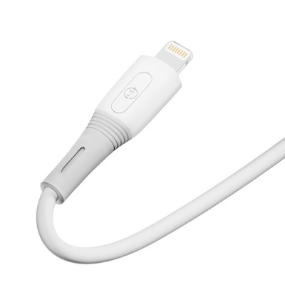 кабель ridea rc-si35 siliconepro usb - lightning 12w/1m (бiлий) 