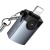 перехідник otg hoco ua46 lightning - usb2.0 (46pc) (сірий) 