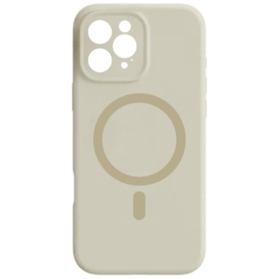 Купить чохол silicone case full camera with magsafe для apple iphone 12 pro (antique white) онлайн