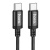 кабель hoco x89 wind (pd) type-c - type-c 60w 3a/2m (чорний) 