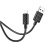 Кабель Hoco X88 Gratifield USB - Lightning 2.4A/1m (Чорний) кабель hoco x88 gratifield usb - lightning 2.4a/1m (чорний)