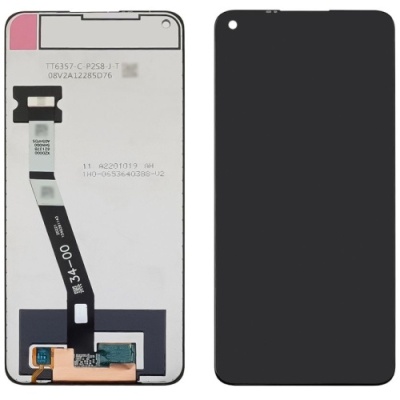 дисплей для xiaomi redmi note 9/redmi 10x 4g з чорним тачскріном service pack