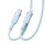 кабель ridea rc-cp43 colorpro type-c - lightning 30w 1.2m (блакитний) 