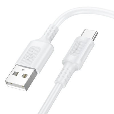 кабель borofone bx111 usb - type-c 3a/1m (білий) 