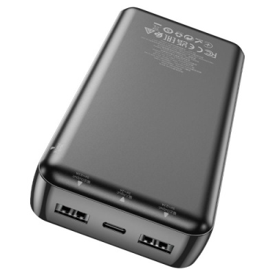 додаткова батарея power bank hoco j100a high-ranking 20000 mah (чорний) 
