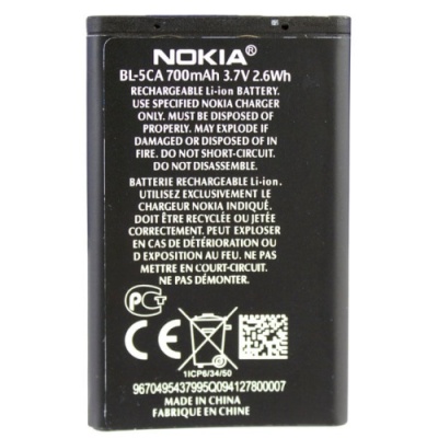 акумулятор (aaaa) для nokia bl-5ca