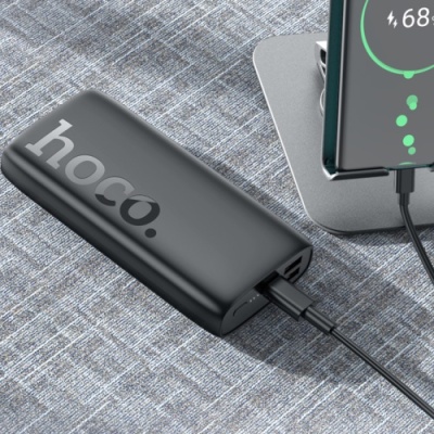 додаткова батарея power bank hoco j122a respect 22.5w+pd20w fully compatible 20000mah (чорний) 