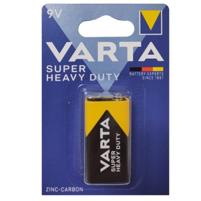 батарейка varta 9v krona superlife bl (1шт) 