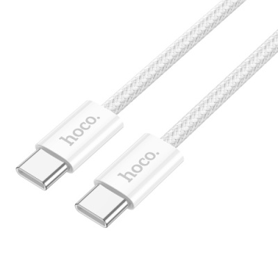 кабель hoco x104 source (pd) type-c - type-c 60w/1m (білий) 