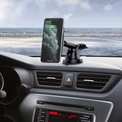 Автотримач Borofone BH35 Magnetic Wireless Charging (Чорний)