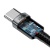 кабель baseus cafule type-c - type-c 100w 5a/2m (catklf-alg1) (black/gray) 
