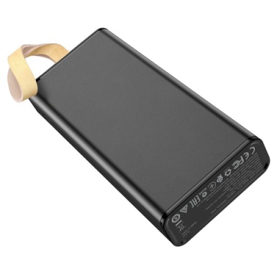 додаткова батарея power bank borofone bj18 coolmy digital display 20000 mah (чорний) 