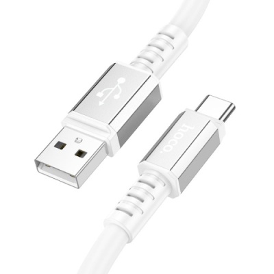 кабель hoco x85 strength usb - type-c 3a/1m (білий) 