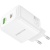 мережевий зарядний пристрій borofone bn30 1usb/18w/qc3.0 + 1type-c/45w/pd (білий) 
