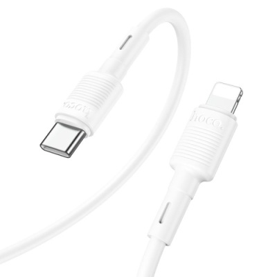 кабель hoco x83 (pd) type-c - lightning 20w 3a/1m (білий) 