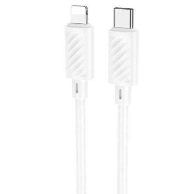 кабель hoco x88 gratifield (pd) type-c - lightning 20w 3a/1m (білий) 